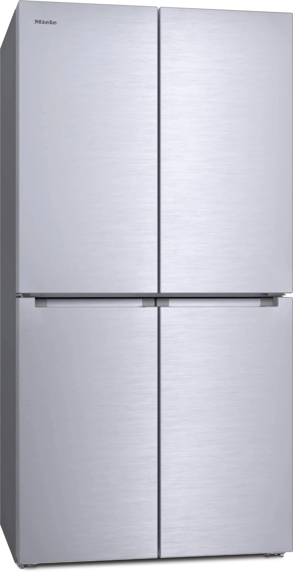 Miele KFFD 6741 EDT/CS Fridge Freezer in Cleansteel – front view