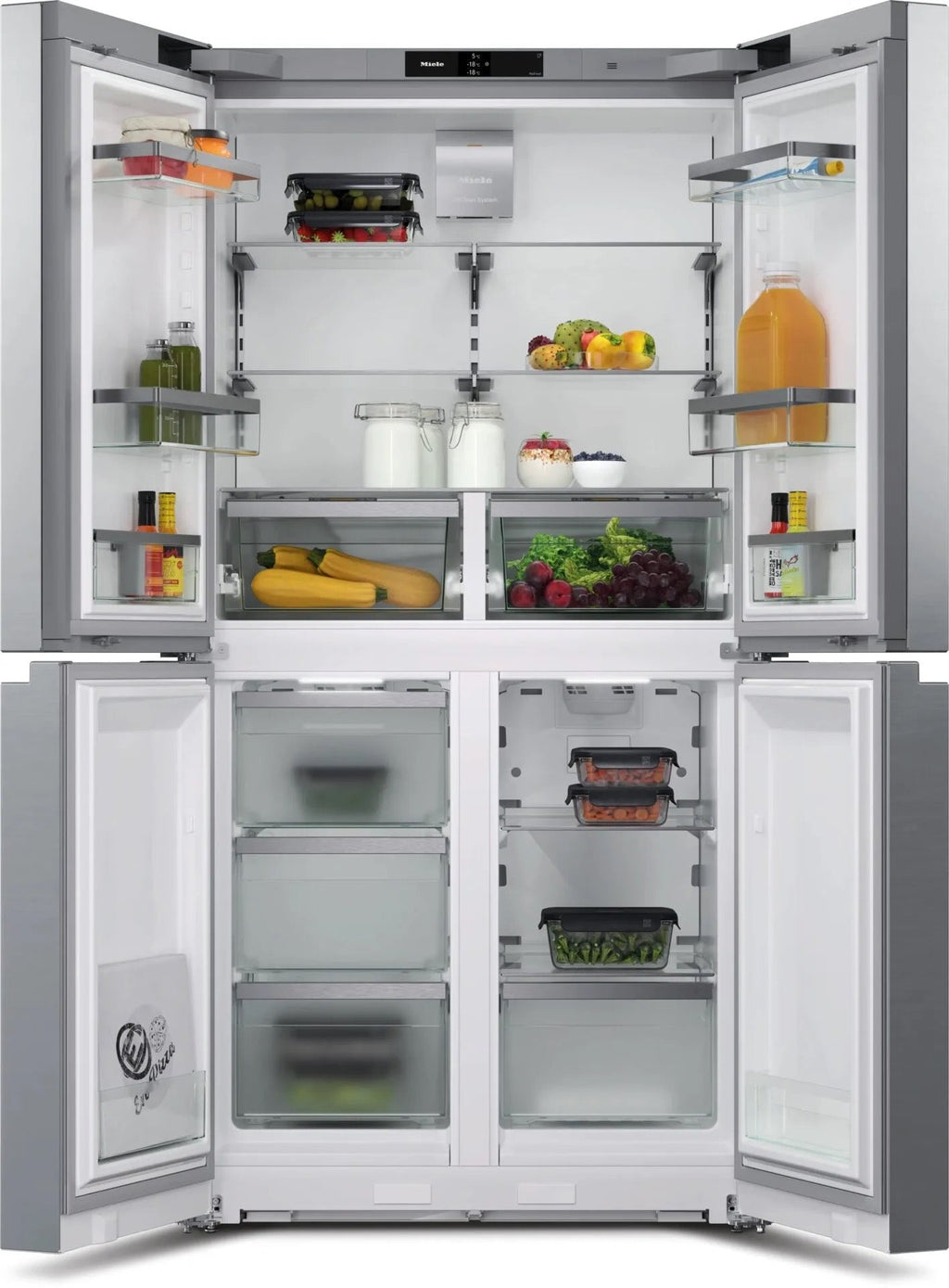 Miele KFFD 6741 EDT/CS Fridge Freezer in Cleansteel – image 2