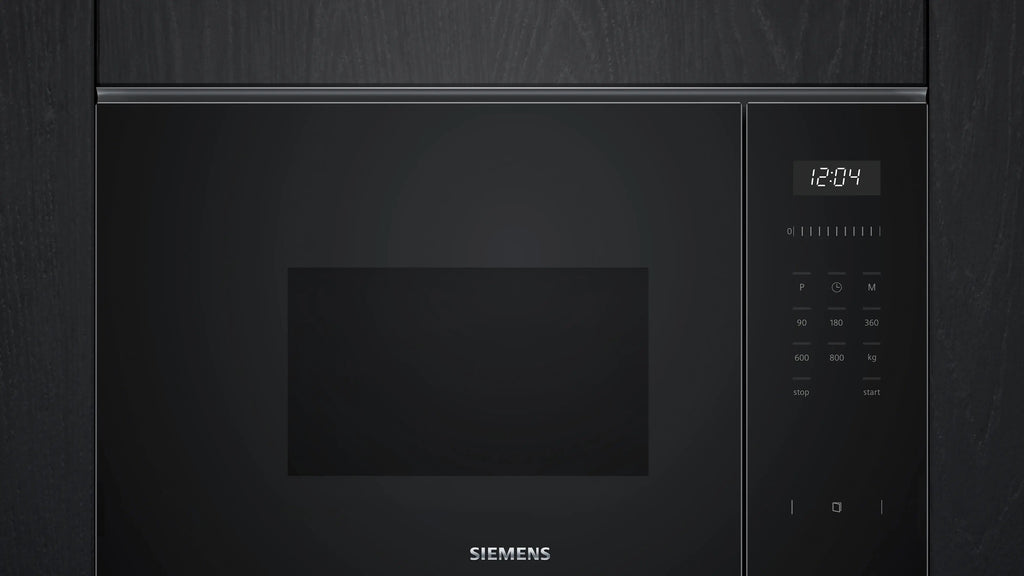Siemens iQ500 Built-in microwave oven Black BF525LMB1B