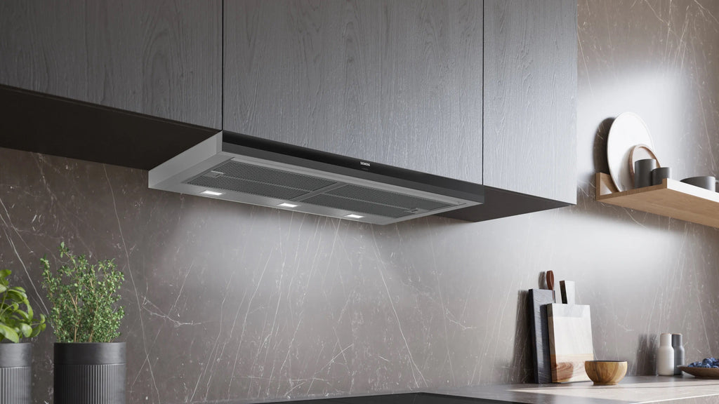 Siemens iQ300 Telescopic cooker hood 90 cm Silver metallic LI94MA531B