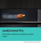 Siemens iQ700 Built-in compact oven with microwave function 60 x 45 cm Black CM736G1B1