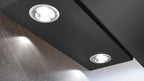 Siemens iQ100 Wall-mounted cooker hood 60 cm clear glass black printed, Black LC65KDK60B