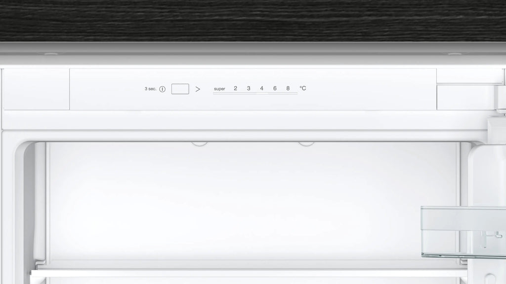 Siemens iQ100 Built-in fridge-freezer with freezer at bottom 177.2 x 54.1 cm sliding hinge KI87VNSE0G