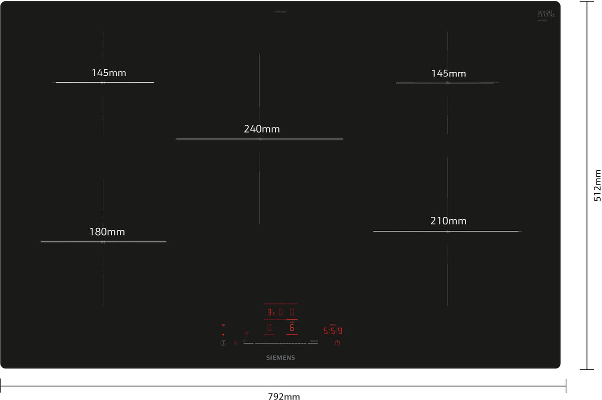 Siemens iQ100 Induction Hobs EH801HVB1E