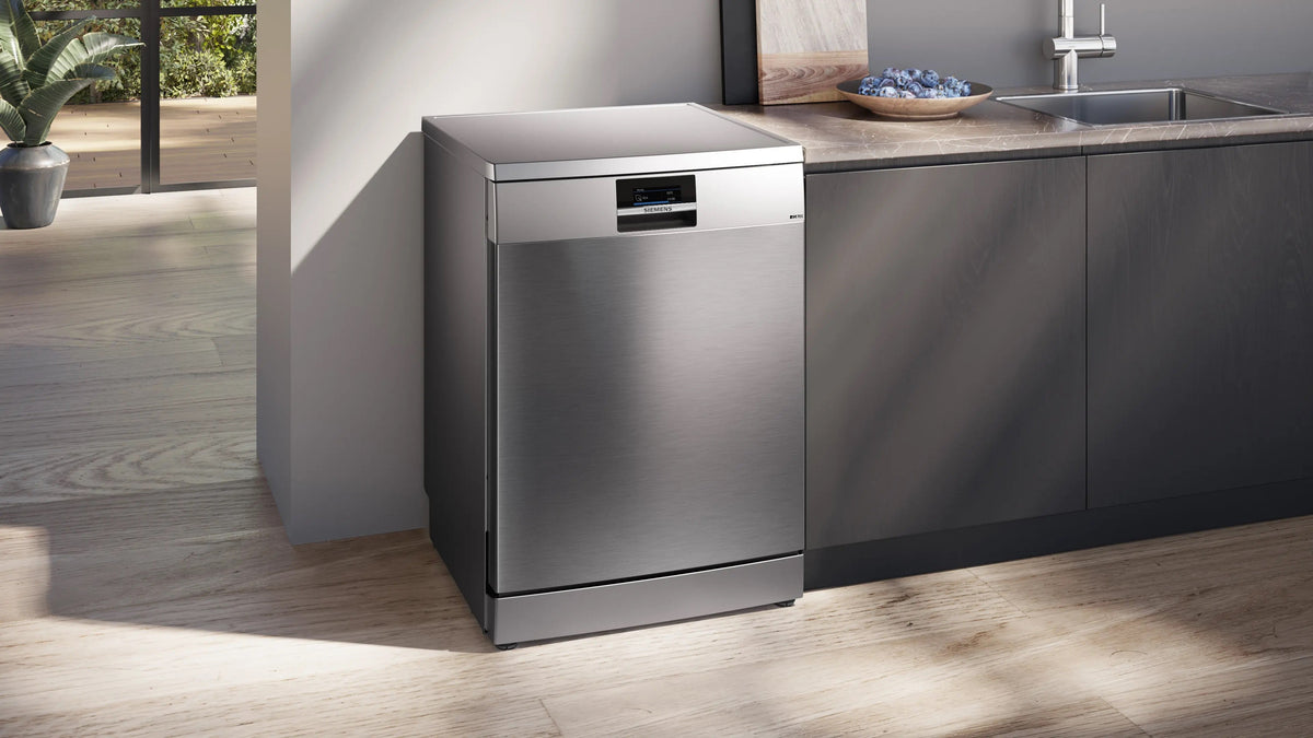 Siemens iQ700 Free-standing dishwasher 60 cm Brushed steel anti-fingerprint SN27TI02CE