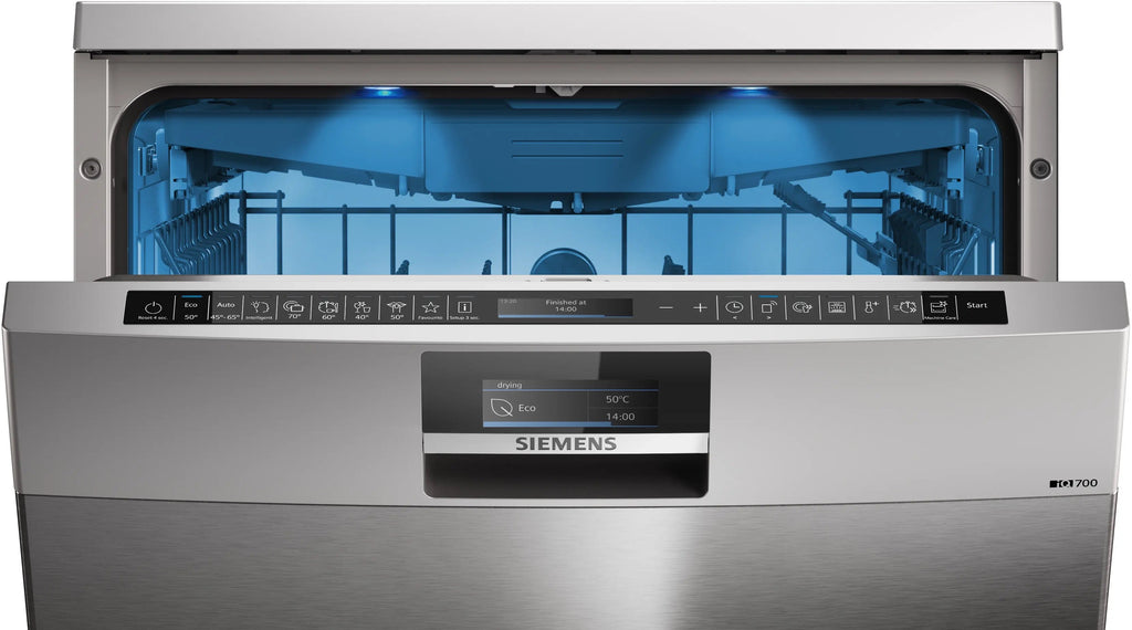 Siemens iQ700 Free-standing dishwasher 60 cm Brushed steel anti-fingerprint SN27TI02CE