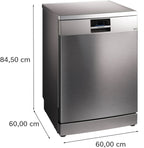 Siemens iQ700 Free-standing dishwasher 60 cm Brushed steel anti-fingerprint SN27TI02CE