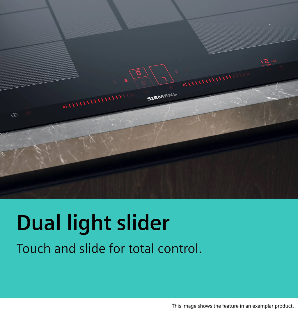 Siemens iQ700 Induction hob 80 cm surface mount with frame EX875LYV1E