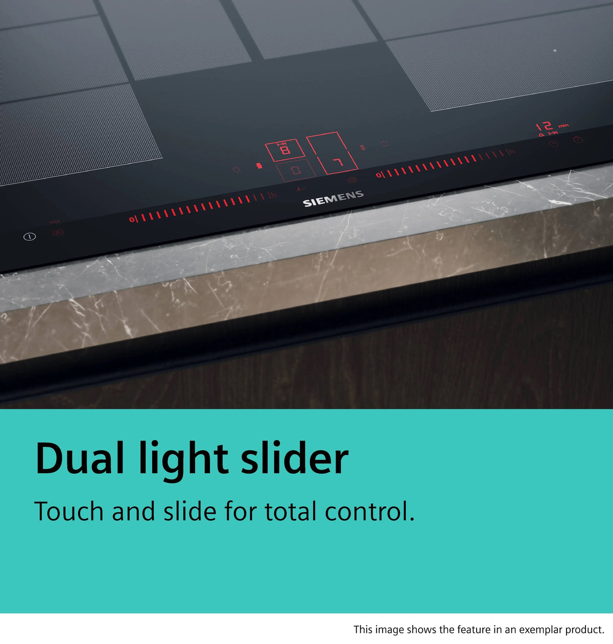 Siemens iQ700 Induction hob 80 cm surface mount with frame EX875LYV1E