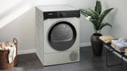 Siemens iQ500 Heat pump tumble dryer 9 kg Silver inox WQ46H2DXGB