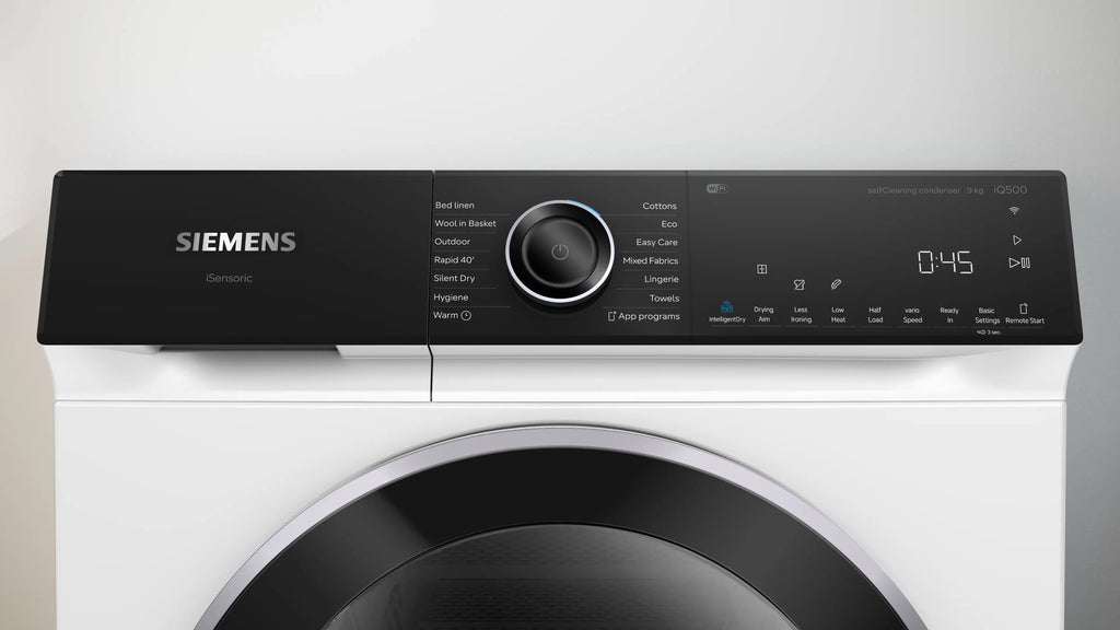 Siemens iQ500 Heat pump tumble dryer 9 kg WQ46H2D9GB