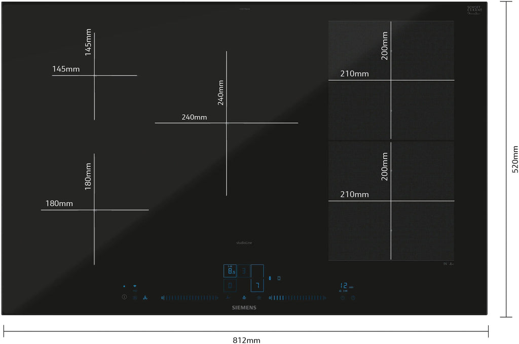 Siemens iQ700 flex Induction Hobs EX870NVV6E
