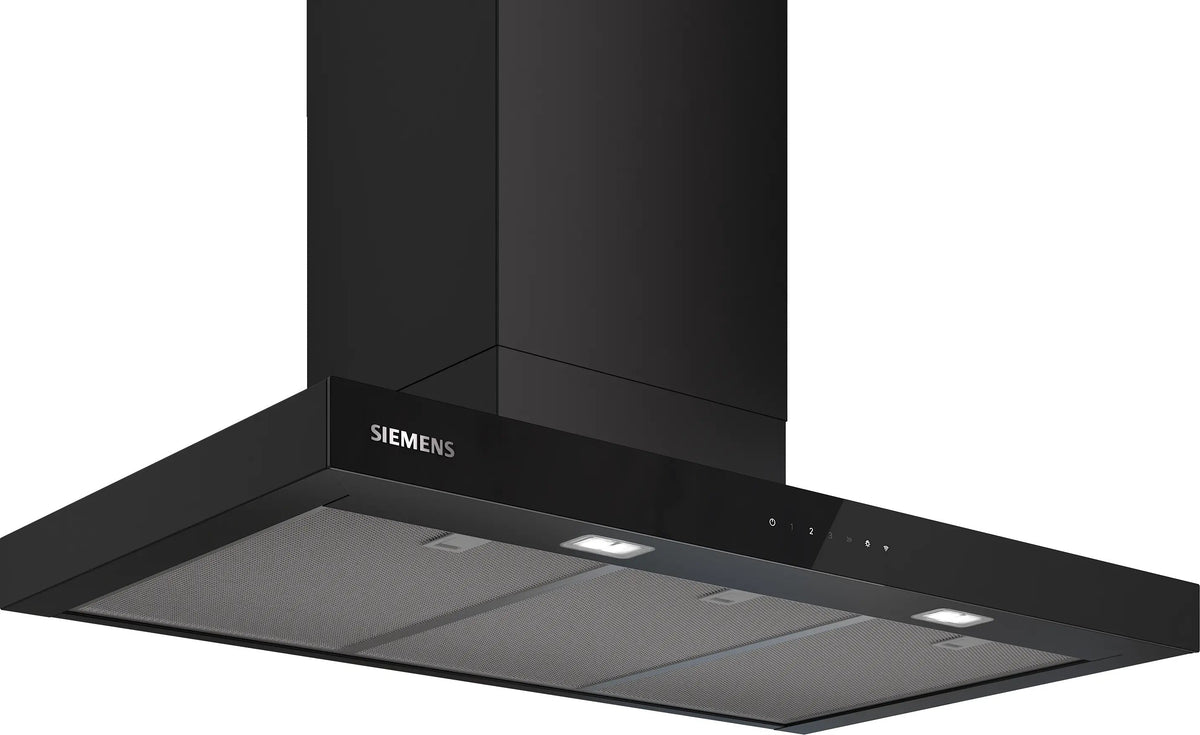 Siemens iQ500 Wall-mounted cooker hood 90 cm Matt black LC97BDN60B