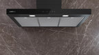 Siemens iQ500 Wall-mounted cooker hood 90 cm Matt black LC97BDN60B