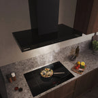 Siemens iQ500 Wall-mounted cooker hood 90 cm Matt black LC97BDN60B