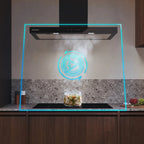 Siemens iQ500 Wall-mounted cooker hood 90 cm Matt black LC97BDN60B