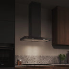 Siemens iQ500 Wall-mounted cooker hood 90 cm Matt black LC97BDN60B