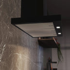 Siemens iQ500 Wall-mounted cooker hood 90 cm Matt black LC97BDN60B
