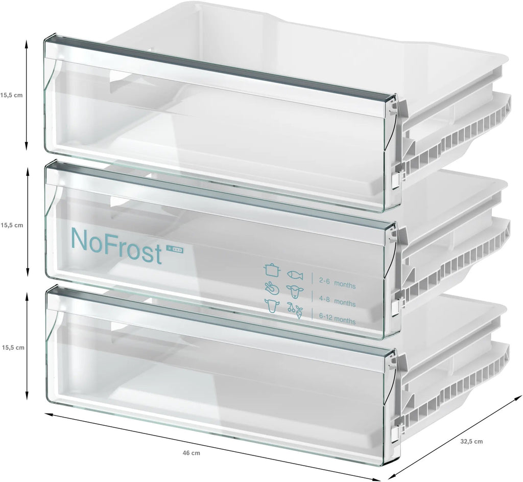 Siemens iQ300 Built-under freezer 82 x 59.8 cm flat hinge GU21NVFE0G