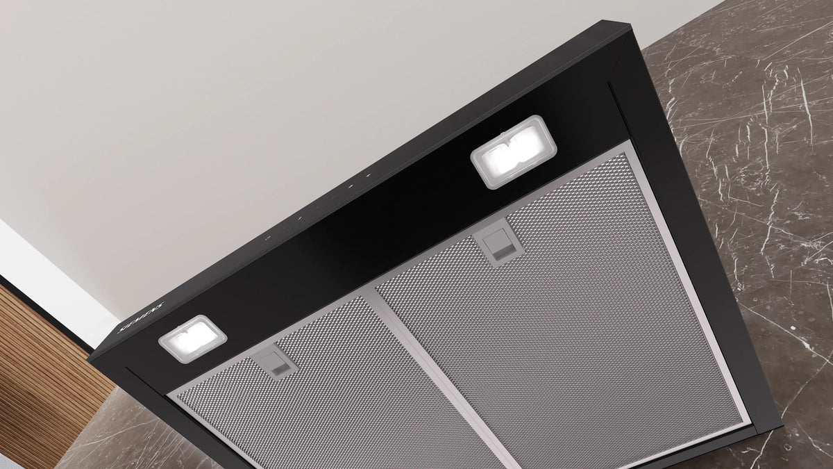 Siemens iQ500 Wall-mounted cooker hood 60 cm Matt black LC67BDN60B