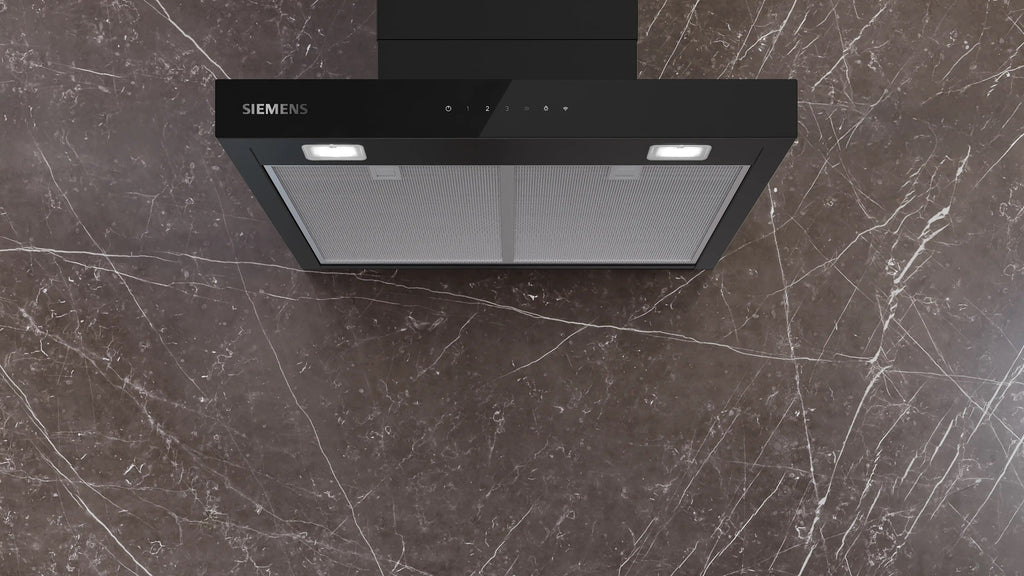 Siemens iQ500 Wall-mounted cooker hood 60 cm Matt black LC67BDN60B
