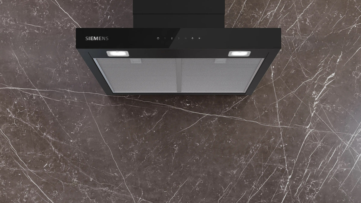 Siemens iQ500 Wall-mounted cooker hood 60 cm Matt black LC67BDN60B