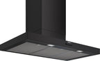 Siemens iQ300 Wall-mounted cooker hood 90 cm Matt black LC95BCC60B