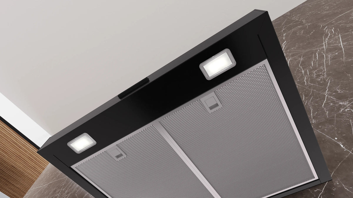 Siemens iQ300 Wall-mounted cooker hood 60 cm Matt black LC65BCC60B