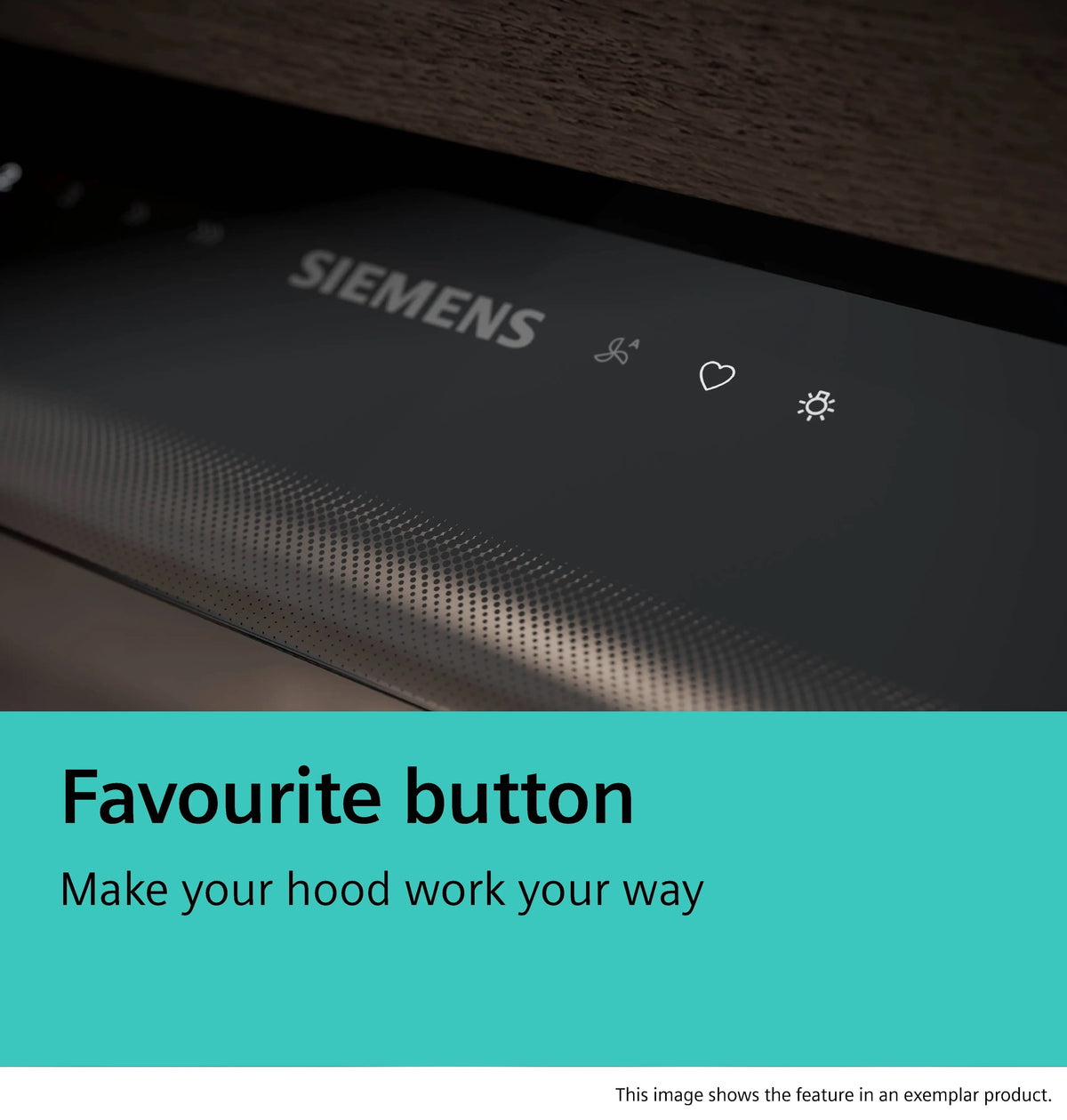 Siemens iQ700 Integrated Design Hood 80 cm clear glass black printed, Matt black LJ88BET60B
