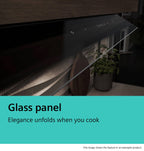 Siemens iQ700 Integrated Design Hood 90 cm clear glass black printed, Matt black LJ98BET60B