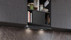 Siemens iQ700 Integrated Design Hood 60 cm clear glass black printed, Matt black LJ68BET60B