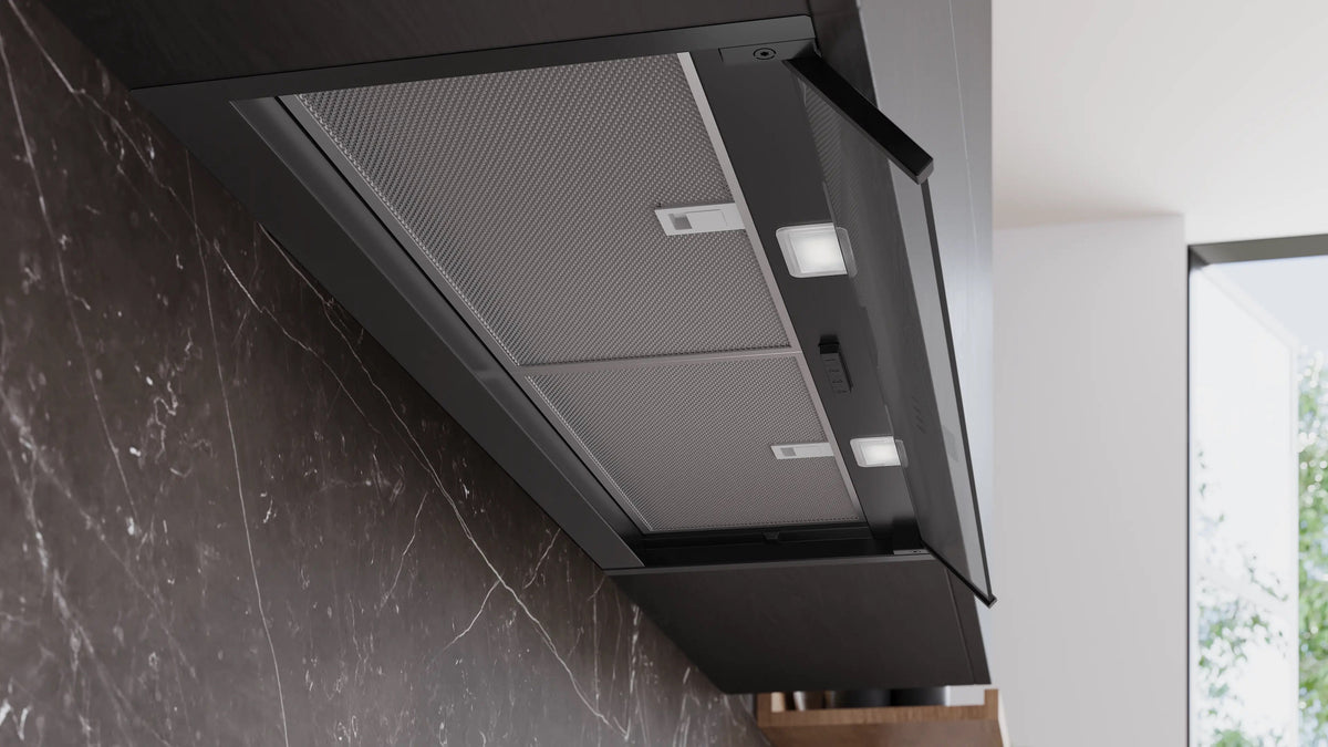 Siemens iQ300 Integrated Design Hood 90 cm clear glass, Matt black LJ95BCC60B