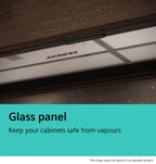 Siemens iQ300 Integrated Design Hood 90 cm clear glass, Matt black LJ95BCC60B