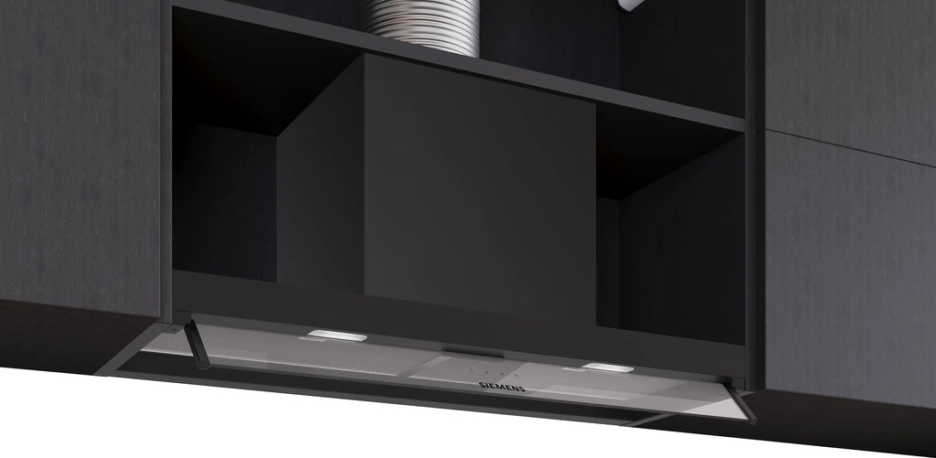 Siemens iQ300 Integrated Design Hood 80 cm clear glass, Matt black LJ85BCC60B