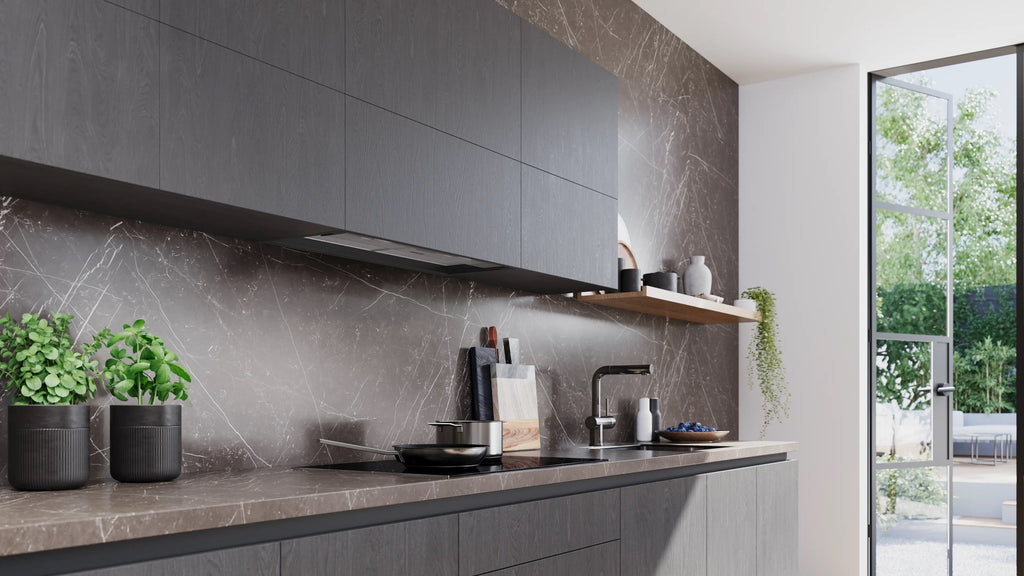 Siemens iQ300 Integrated Design Hood 80 cm clear glass, Matt black LJ85BCC60B