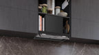 Siemens iQ300 Integrated Design Hood 60 cm clear glass, Matt black LJ65BCC60B