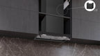 Siemens iQ300 Integrated Design Hood 60 cm clear glass, Matt black LJ65BCC60B