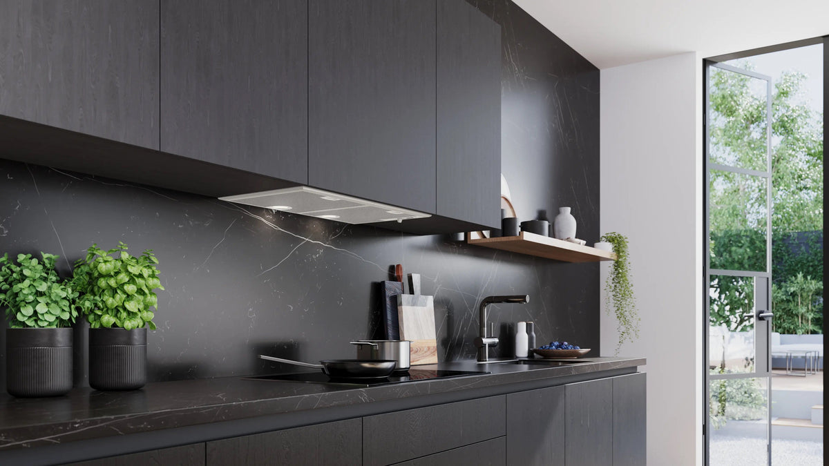 Siemens iQ300 Canopy cooker hood 75 cm Silver metallic LB75566GB