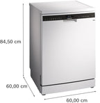 Siemens iQ500 Free-standing dishwasher 60 cm White SN25EW13CE