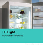 Siemens iQ300 Free-standing fridge 186.2 x 59.5 cm Inox KS36NVICGG