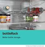 Siemens iQ300 Free-standing fridge-freezer with freezer at bottom 186 x 60 cm Brushed steel KG36NVICG