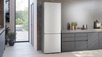 Siemens iQ300 Free-standing fridge-freezer with freezer at bottom 203 x 70 cm Brushed steel KG49NVIBG