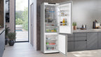 Siemens iQ300 Free-standing fridge-freezer with freezer at bottom 203 x 70 cm Brushed steel KG49NVIBG