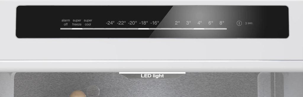 Siemens iQ300 Free-standing fridge-freezer with freezer at bottom 203 x 70 cm Brushed steel KG49NVIBG