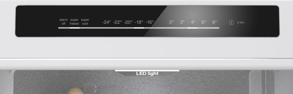 Siemens iQ300 Free-standing fridge-freezer with freezer at bottom 203 x 70 cm Brushed steel KG49NVIBG