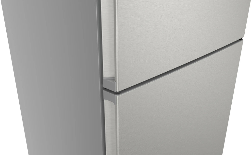 Siemens iQ300 Free-standing fridge-freezer with freezer at bottom 203 x 70 cm Brushed steel KG49NVIBG