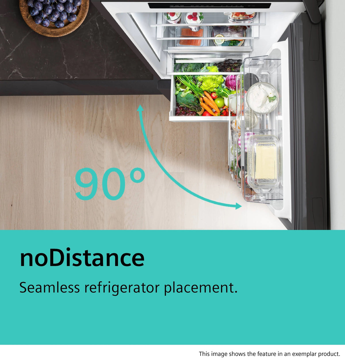 Siemens iQ300 Free-standing fridge-freezer with freezer at bottom 186 x 60 cm Brushed steel KG36NVICG