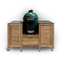 BIG GREEN EGG TEAK KITCHEN