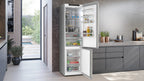 Siemens iQ300 Free-standing fridge-freezer with freezer at bottom 203 x 60 cm Brushed steel KG39NVIBG