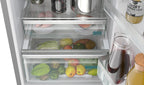 Siemens iQ300 Free-standing fridge-freezer with freezer at bottom 203 x 60 cm Brushed steel KG39NVIBG